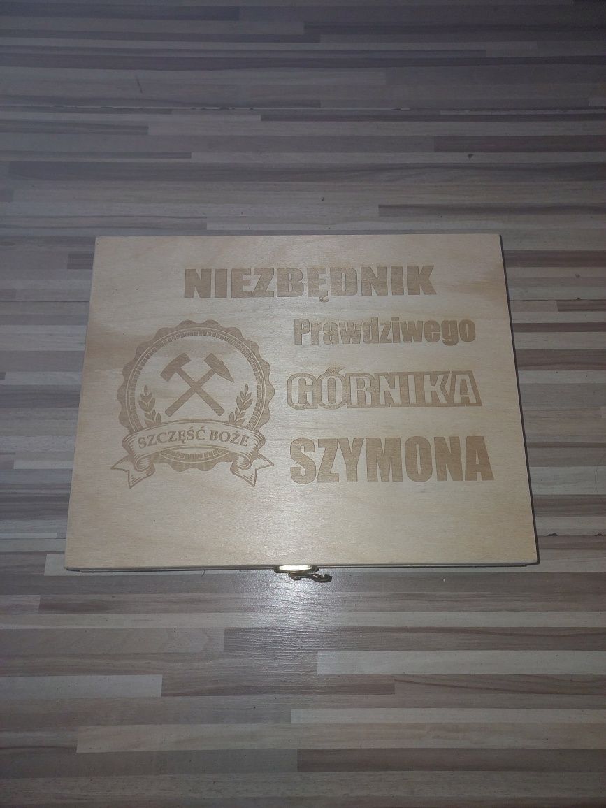 Skrzynka niezbędnik dla Górnika Szymona, dla Górnika imię SZYMON