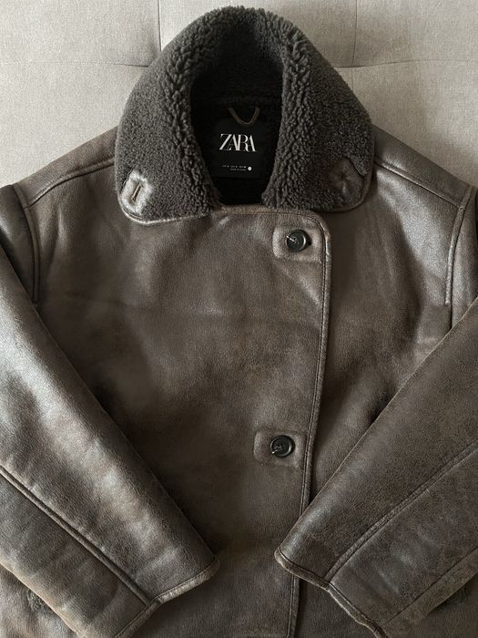 Дублянка тепла коричнева  Zara