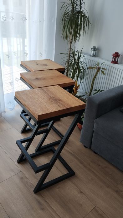 Hoker/stolik barowy/krzesło/loft
