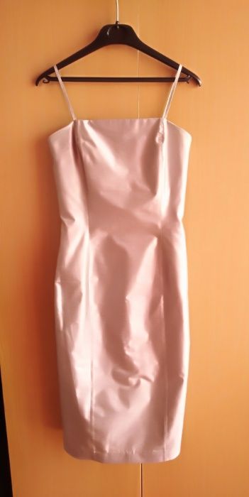 Vestido rosa 100% seda natural da Tintoretto. Óptimo preço