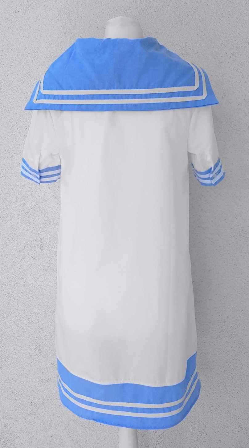 Sukienka japan style kawaii biało-błękitna Nowa Rozmiar S/M