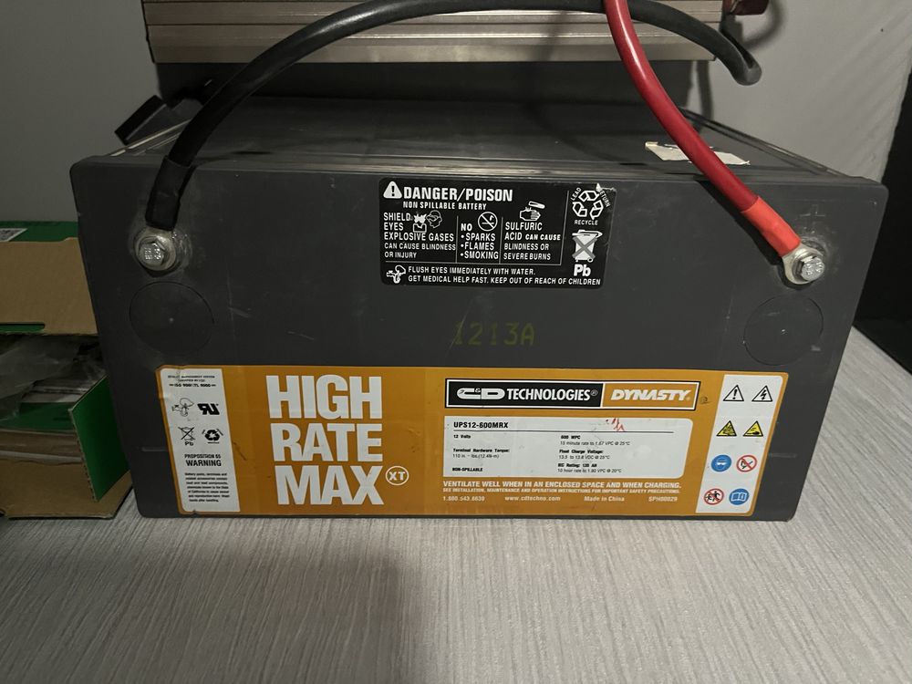 Комплект живлення інвертор+акумулятор 157Aч 1500W/3000W