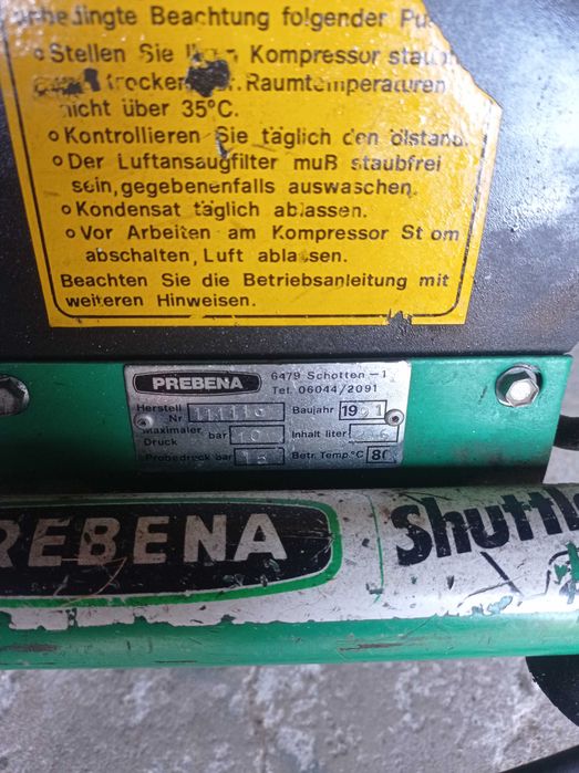 Sprężarka powietrza Prebena