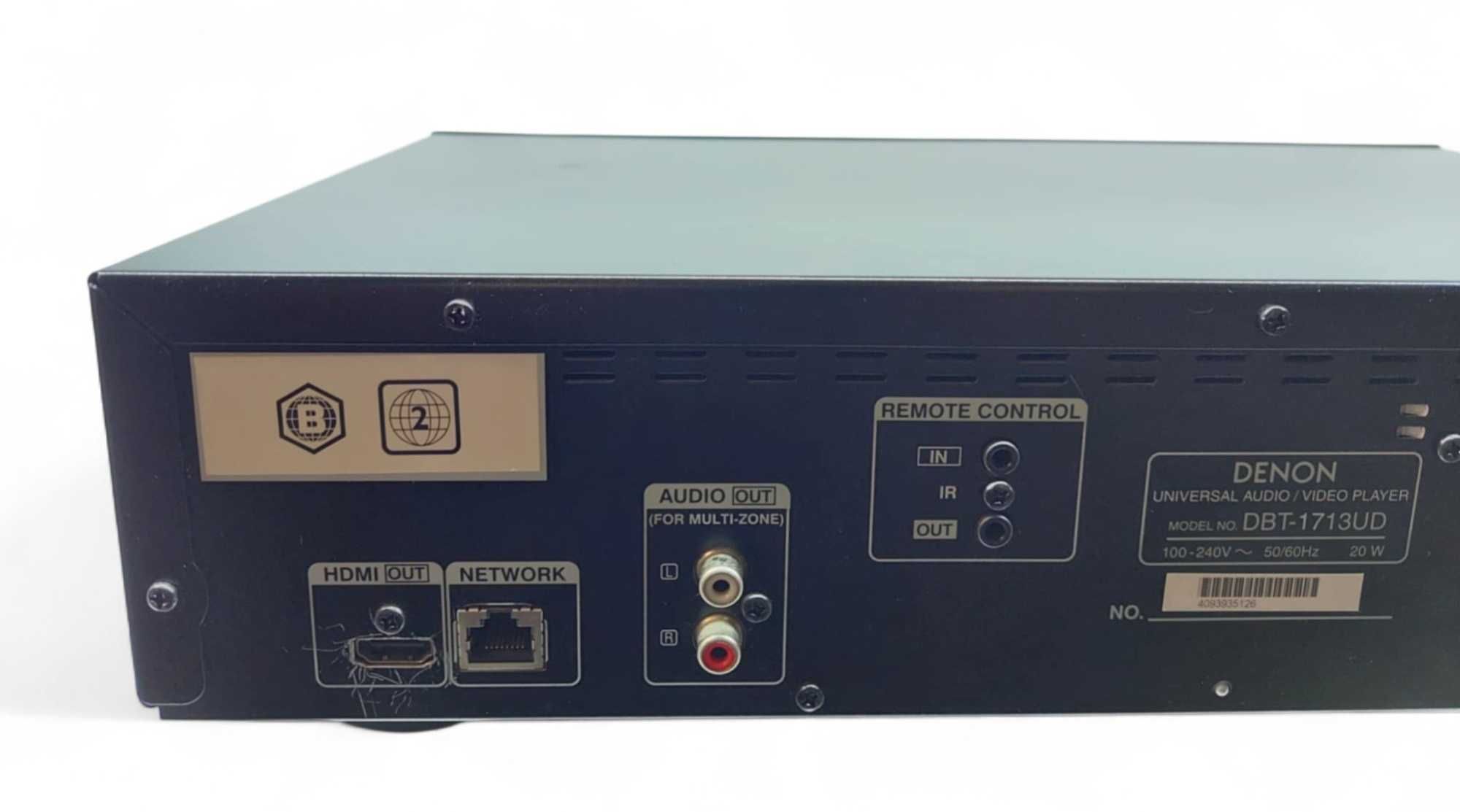 Odtwarzacz Blu-Ray Denon DBT-1713UD +pilot