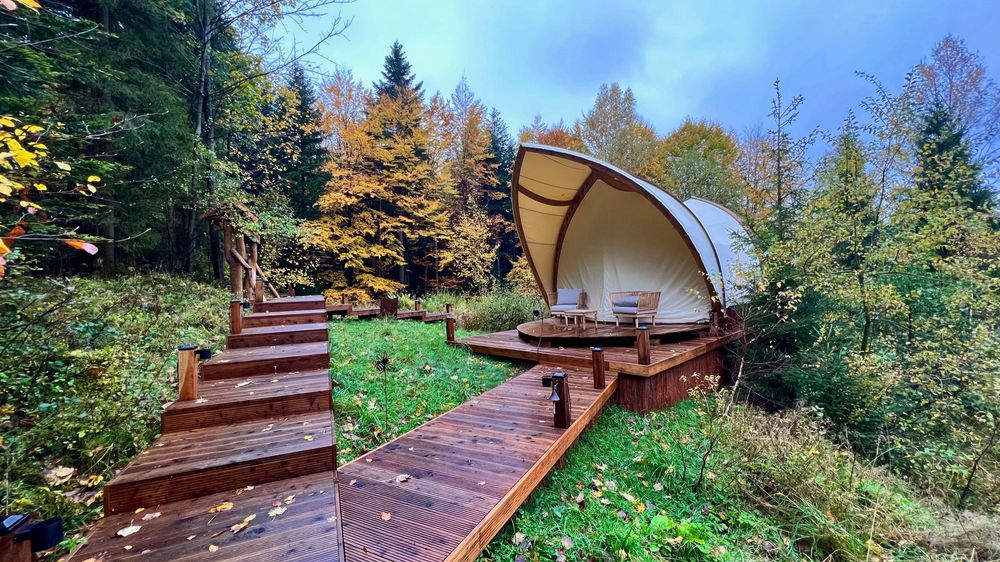 Ekskluzywny  moduł glamping  STROHBOID-Luksus/Tiny House/Mobilny Dom