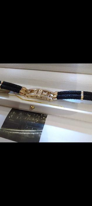 ZŁOTA BRANSOLETKA 585 Waga-33 gr. Z Diamentami-80+3 szt,= 1.10 ct. L/V