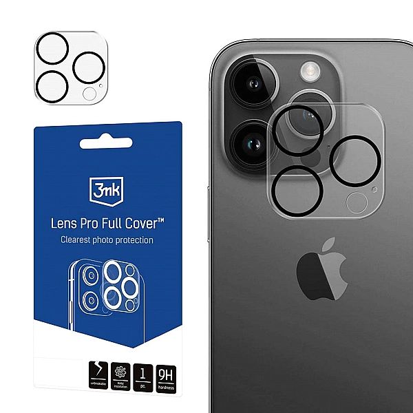 Osłona aparatu 3mk Lens Pro Full Cover na iPhone 13 Pro / iPhone 13 Pr