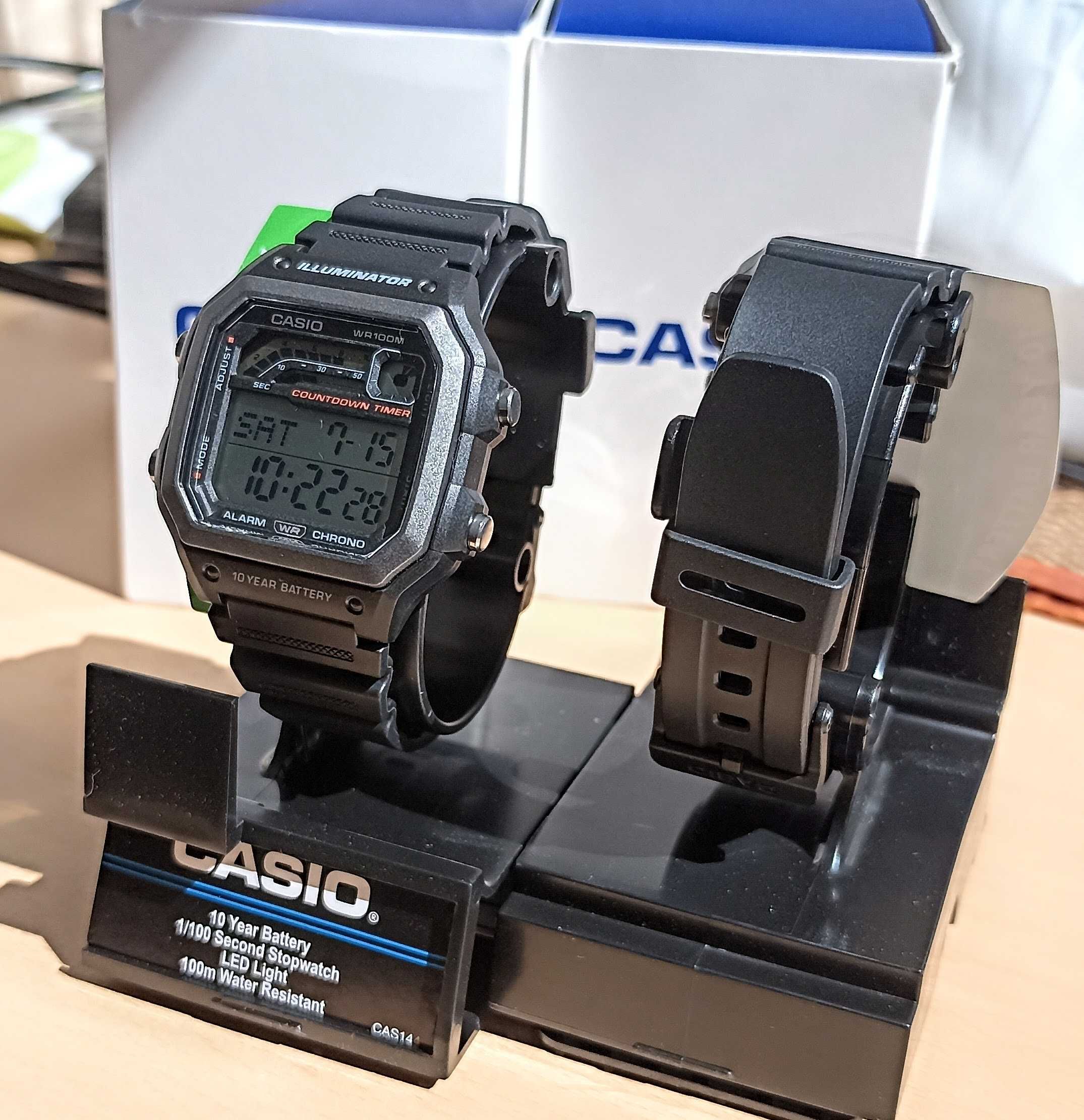 Casio WS1600H-1AV часы наручные