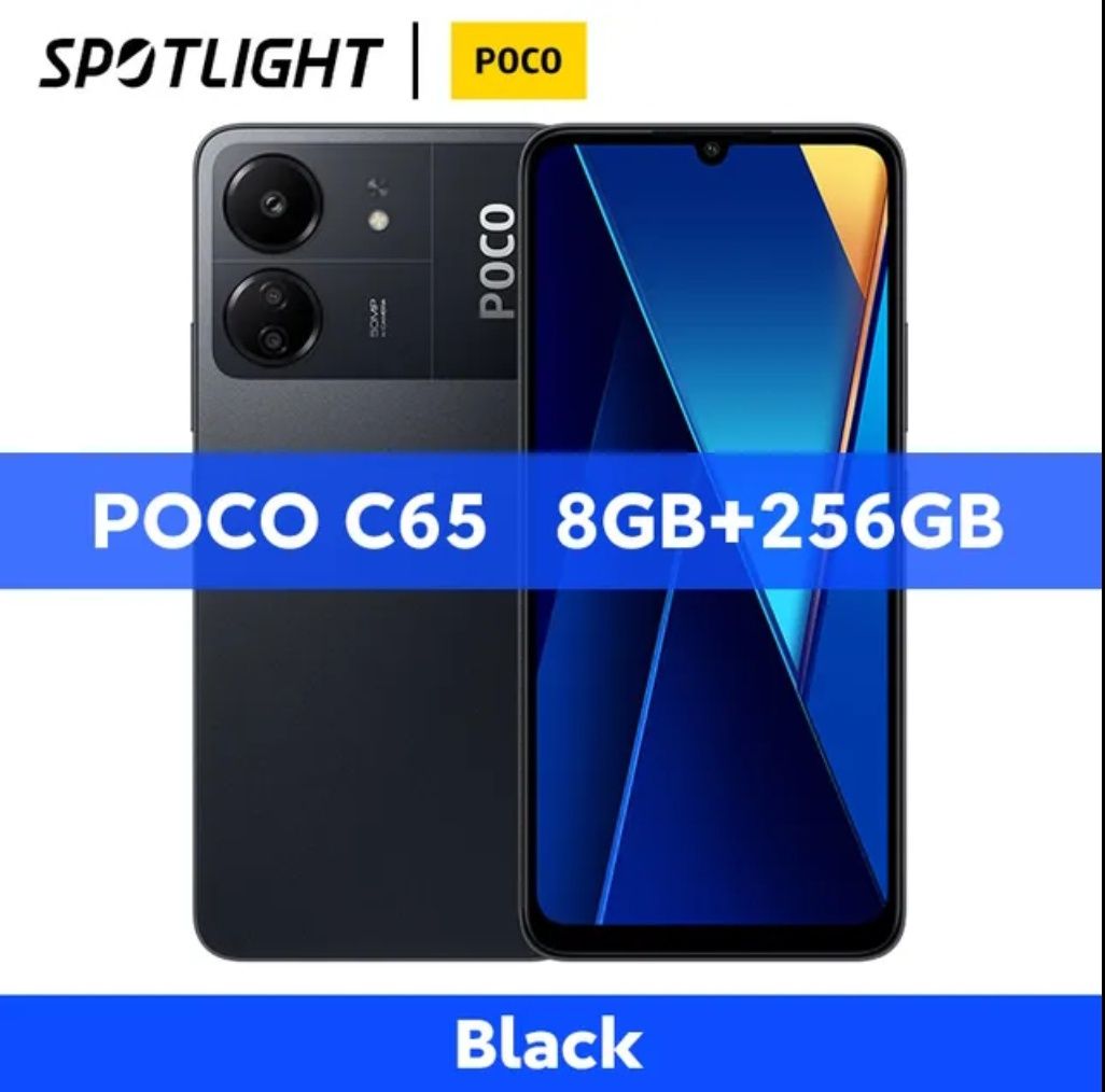 Poco C65 8/256Гб Смартфон (Черный)