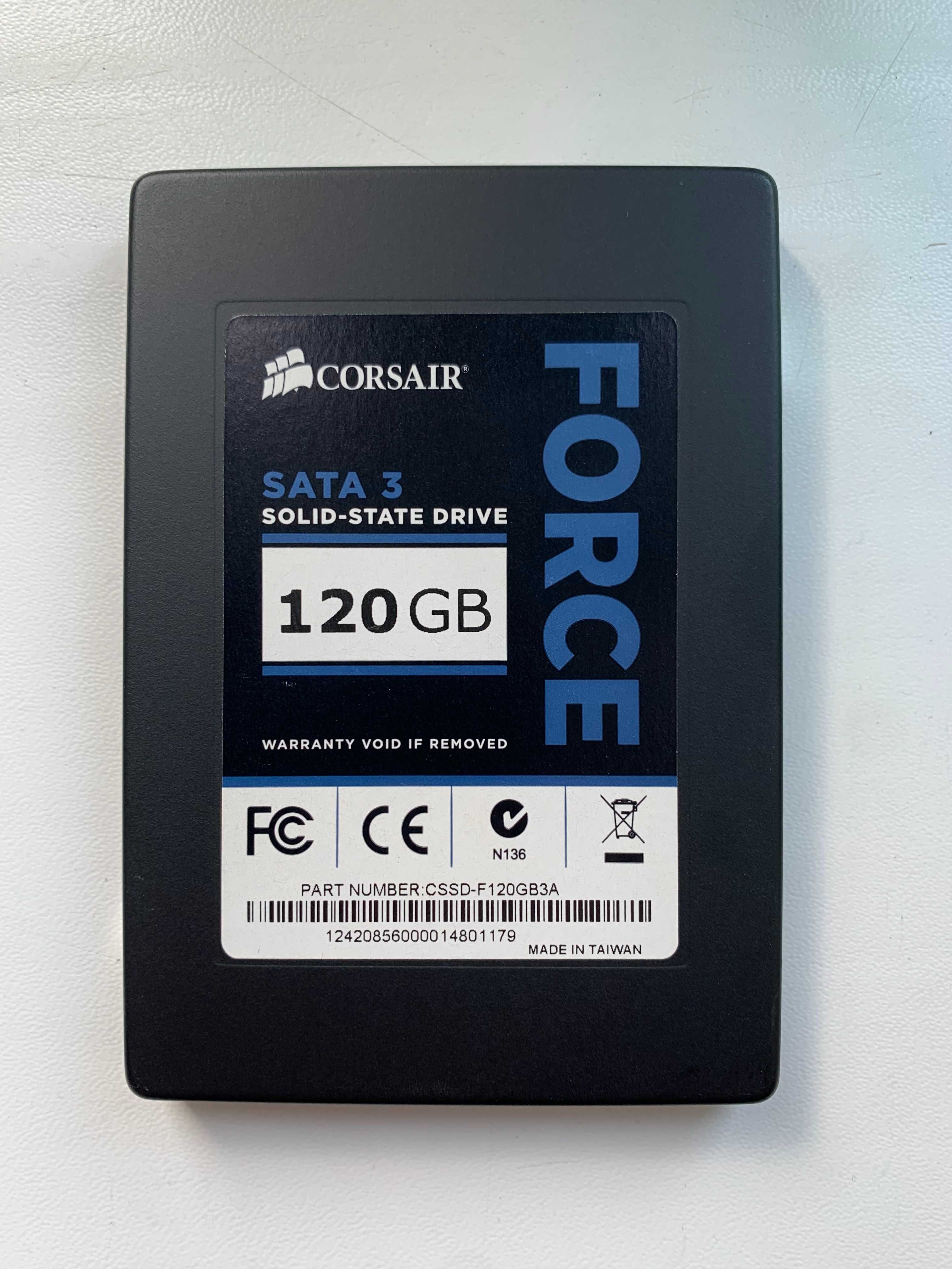 SSD диск Corsair Force 3 F120 120GB 2.5" SATAIII MLC (CSSD-F120GB3A)