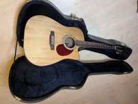 Wspaniala gitara z litego drewna Freshman - idealna do fingerpickingu