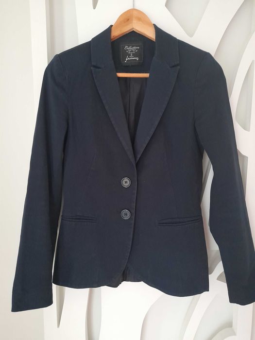 Granatowa marynarka Stradivarius