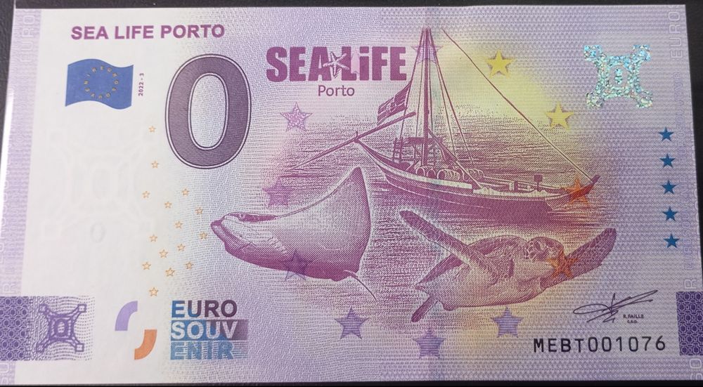 Nota de 0€ portuguesa e estrangeiro