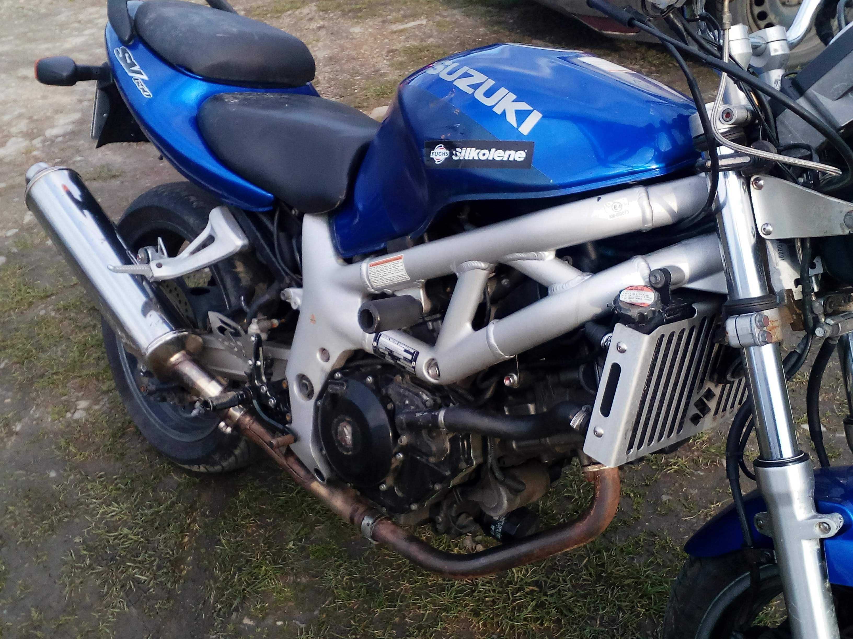 Suzuki sv 650 kolektory chłodnica owiewka błotnik siedzenie zadupek