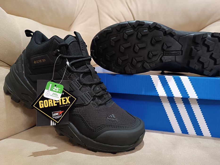 Зимові чіоловічі кросівки Adidas Terrex AX4 (Хутро -21*)