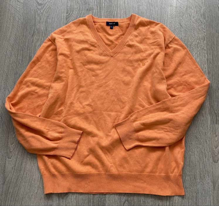GANT classik V Neck jumper pullover rozmiar XXL
