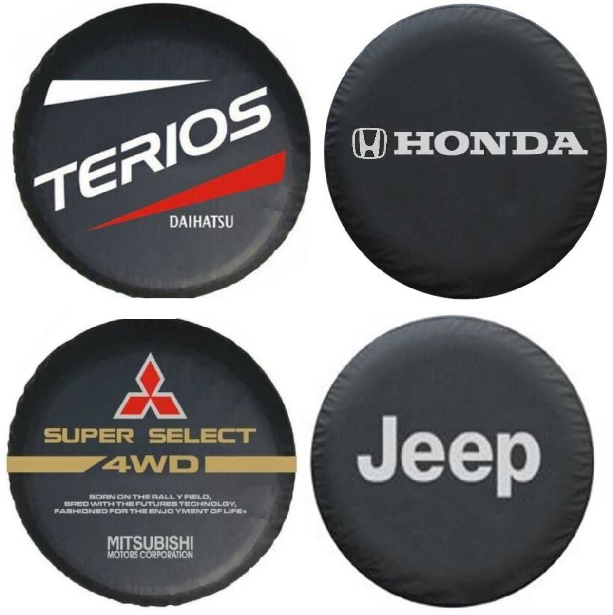Capa Pneu Suplente jipe Terios, Honda, Jeep, Mitsubishi