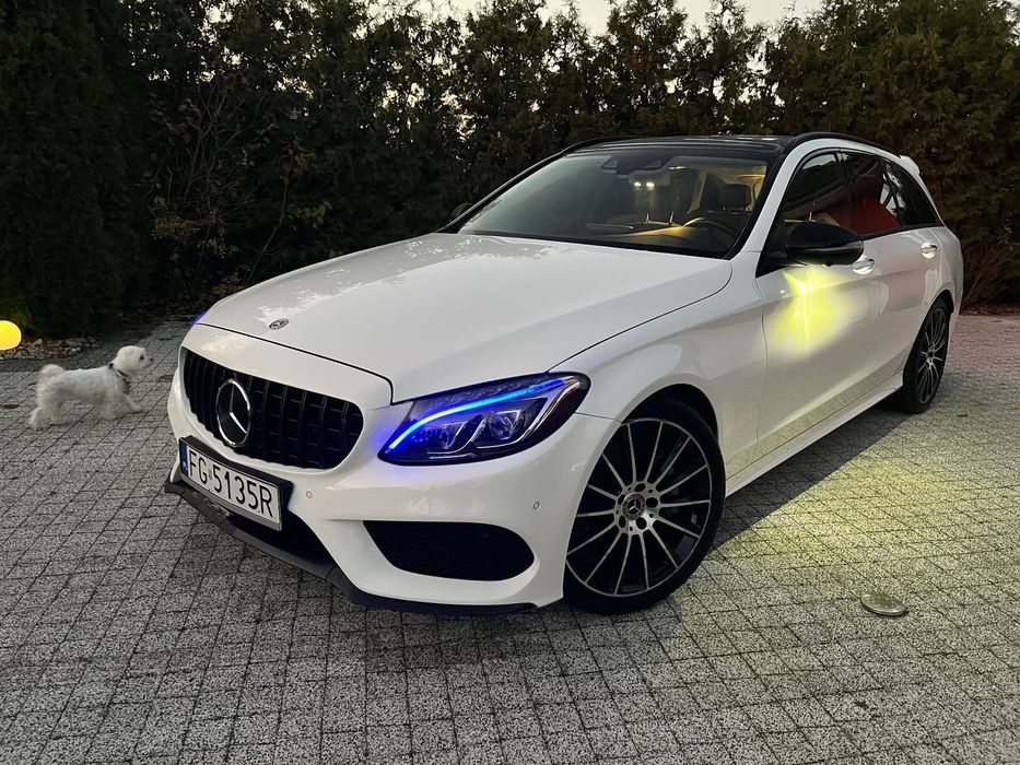 Mercedes-Benz Klasa C Mercedes Benz C 300 9G pełne AMG najbogatsza wersja