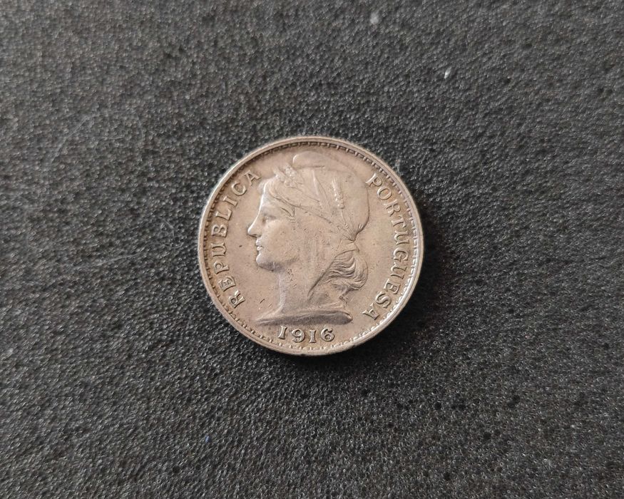 Moeda 20 Centavos 1916 escudos - Muito Bom Estado