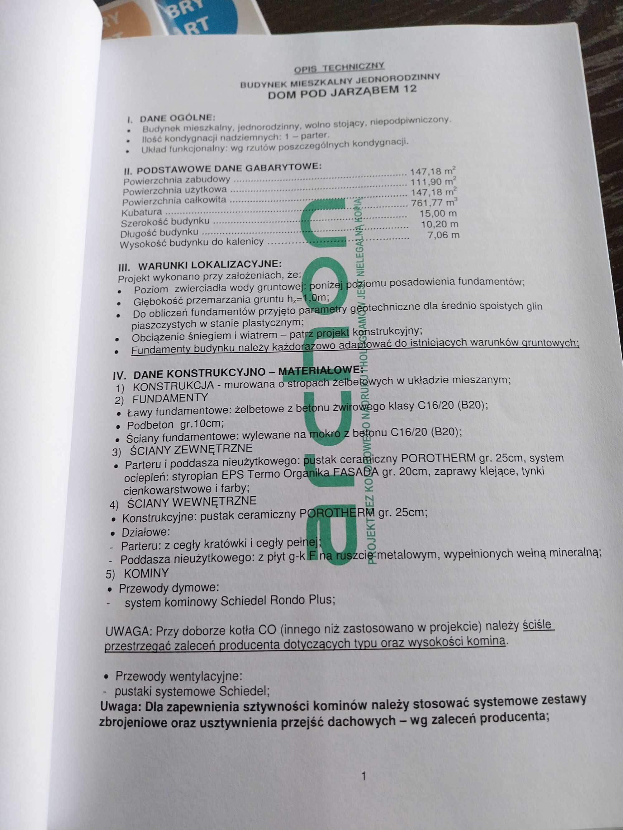 Projekt domu Pod Jarzębem 12 Archon