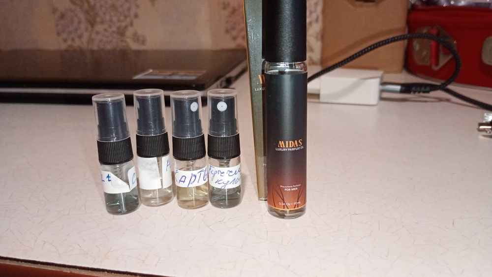 Лот духи мужские midas,Gucci cuiltu,versace Eros,Blec Afganо,wood-175