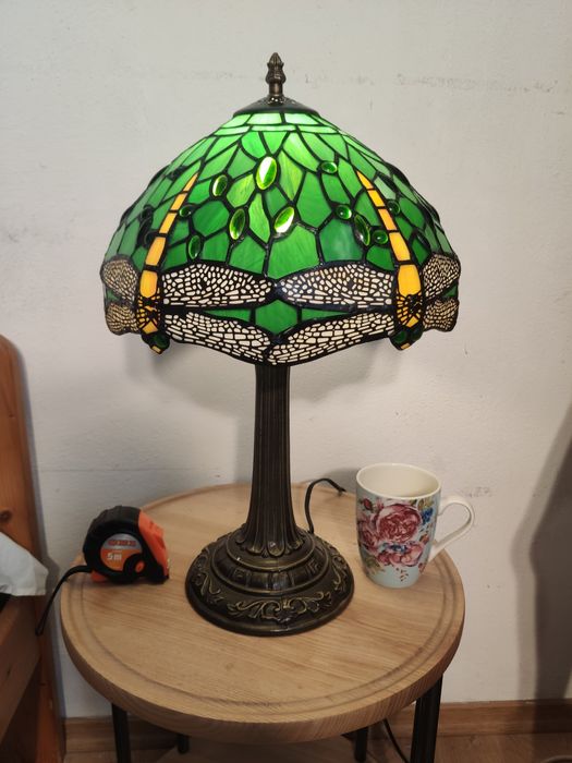 Lampa witrażowa w stylu Tiffany duża 48cm