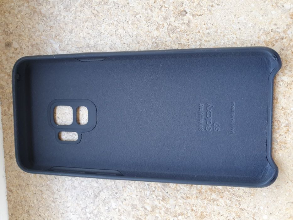 Capas originais Samsung silicone e alcantara para Samsung S9.