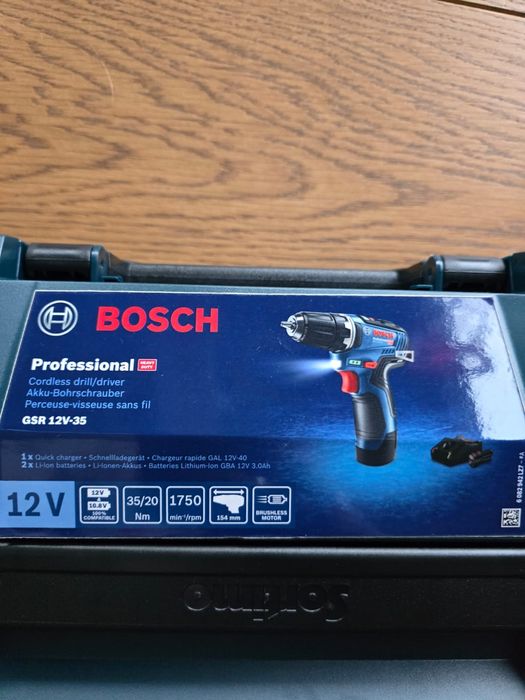 Nowa wiertarko-wkrętarka BOSCH Professional GSR 12-35v 06019H8002