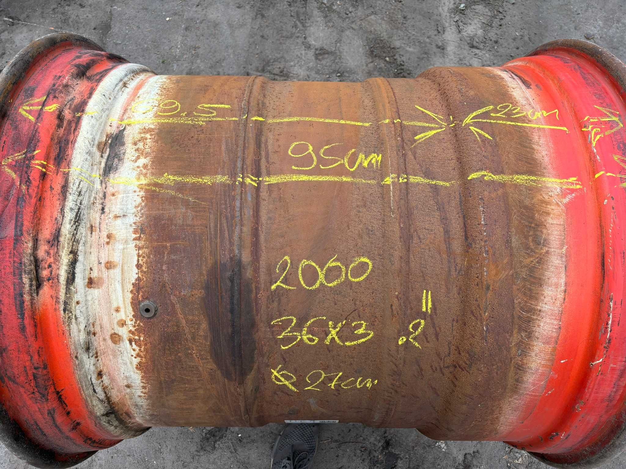 Felga Rolnicza Traktor Przemysłowa Przyczepa Kombajn 32" 36x32" 8 ŚRUB