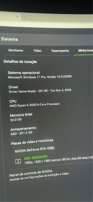 Torre gaming rtx 4060 cm garantia