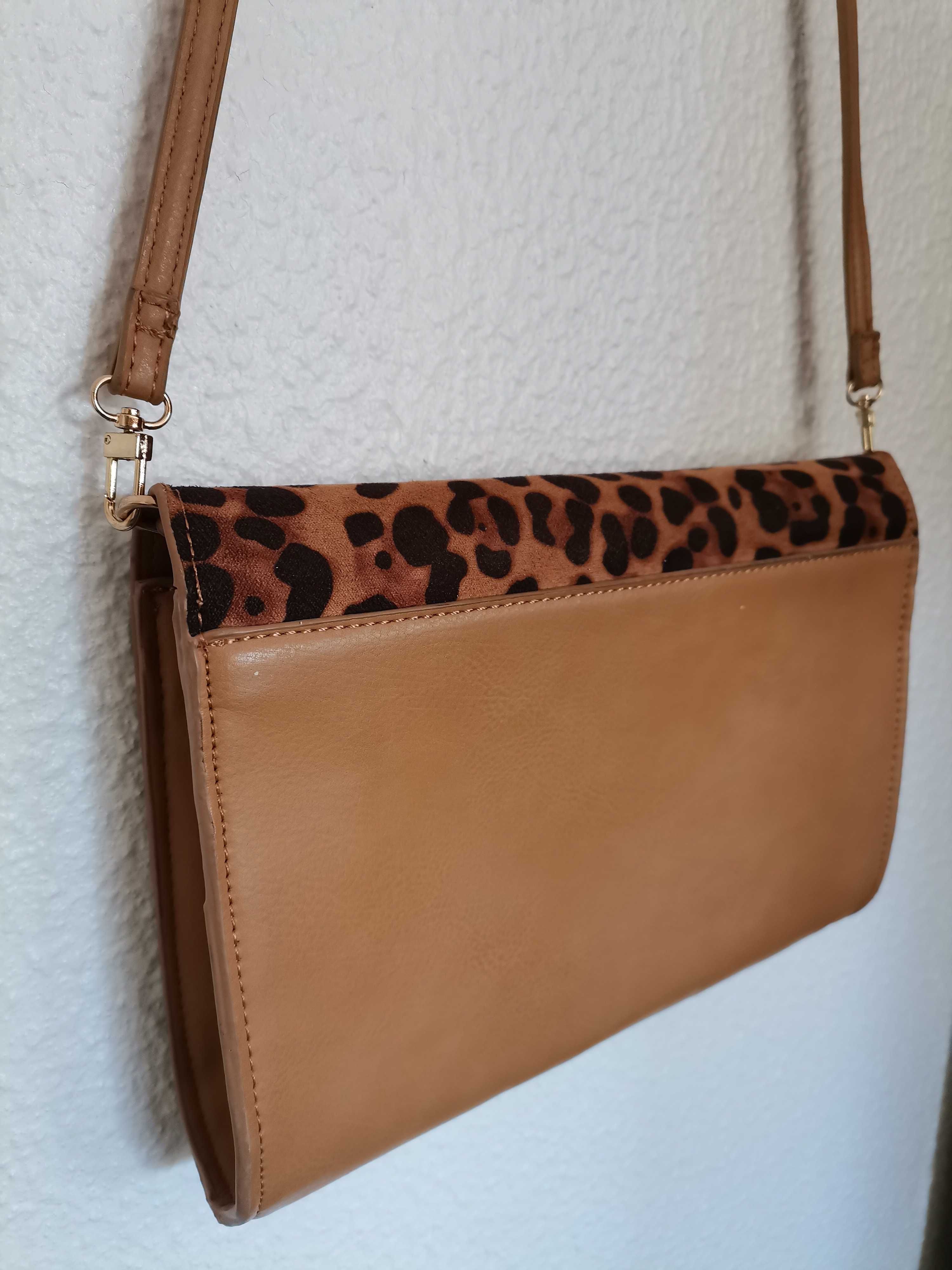 Mala tiracolo print animal leopardo parfois