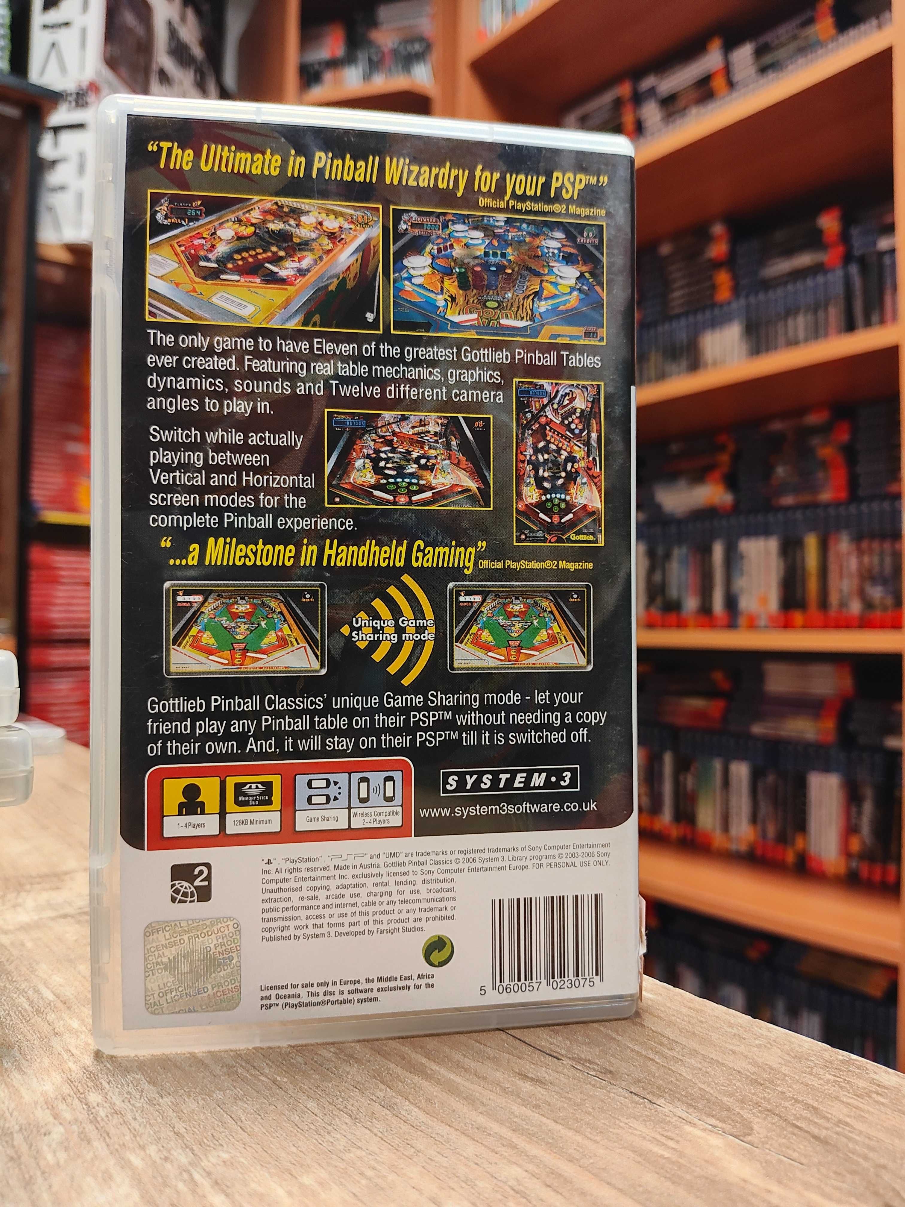 Gottlieb Pinball Classic PSP Sklep Wysyłka Wymiana