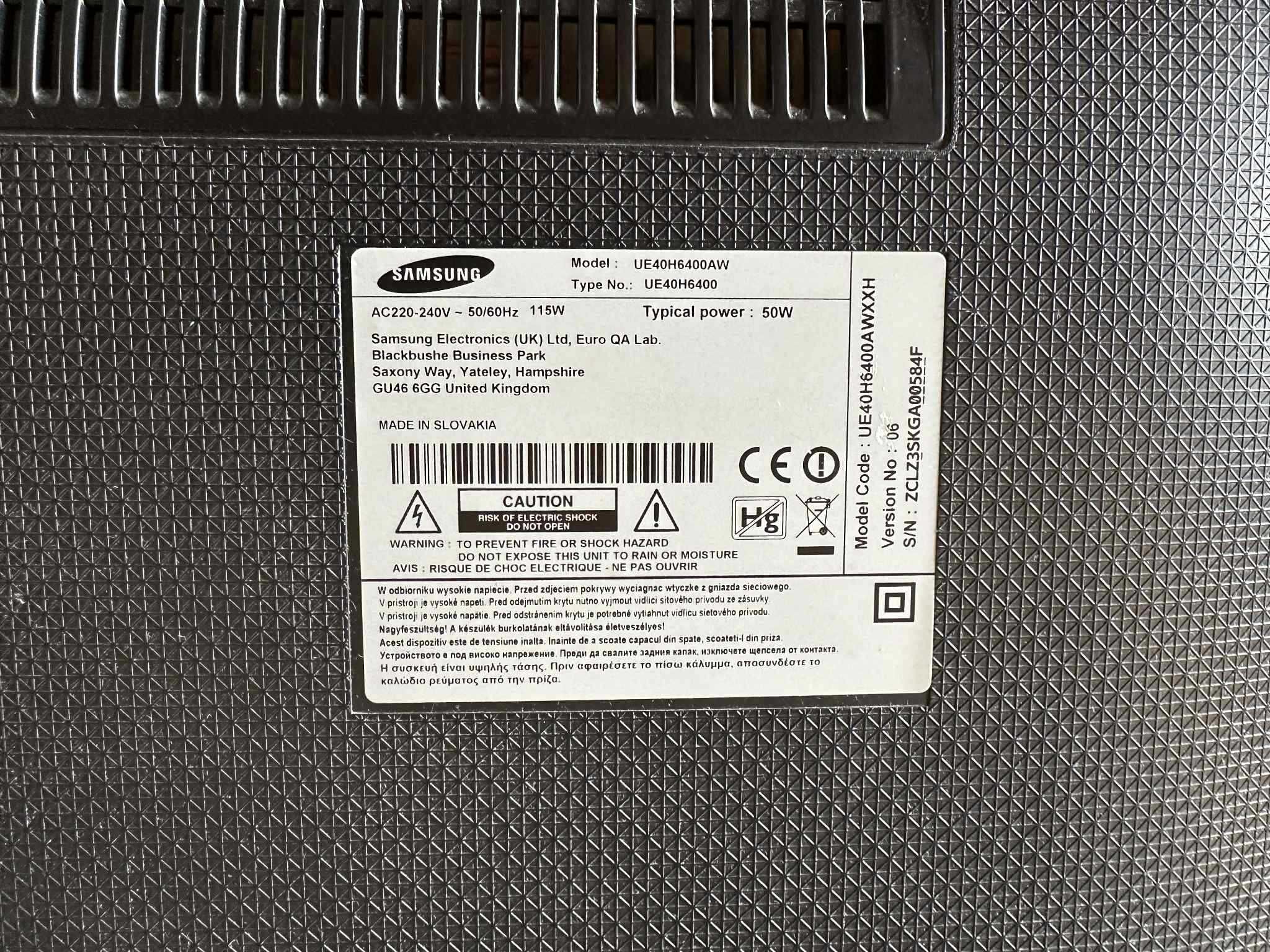 Telewizor Samsung UE40H6400AW