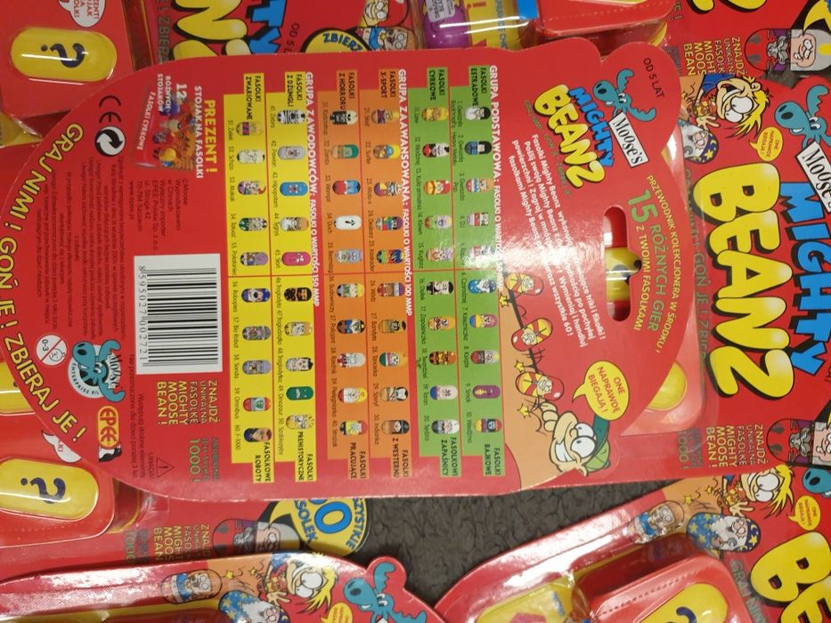 Fasolki Mighty beanz 10 blistrow