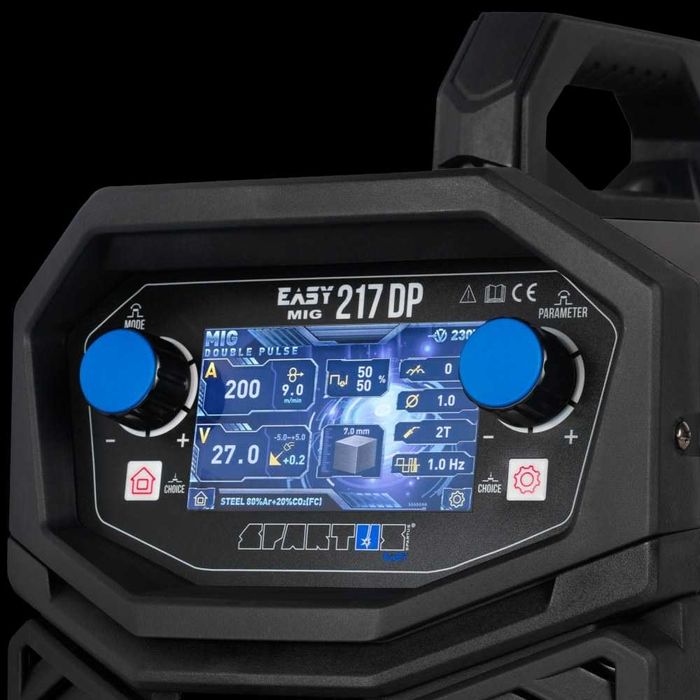 SPAWARKA MIGOMAT do spawania stali i alu Spartus Easy Mig 217 2x PULS