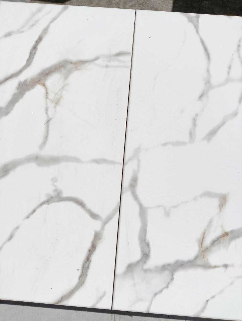 Глянцевая Белая Плитка под Мрамор Alta 30x60 см