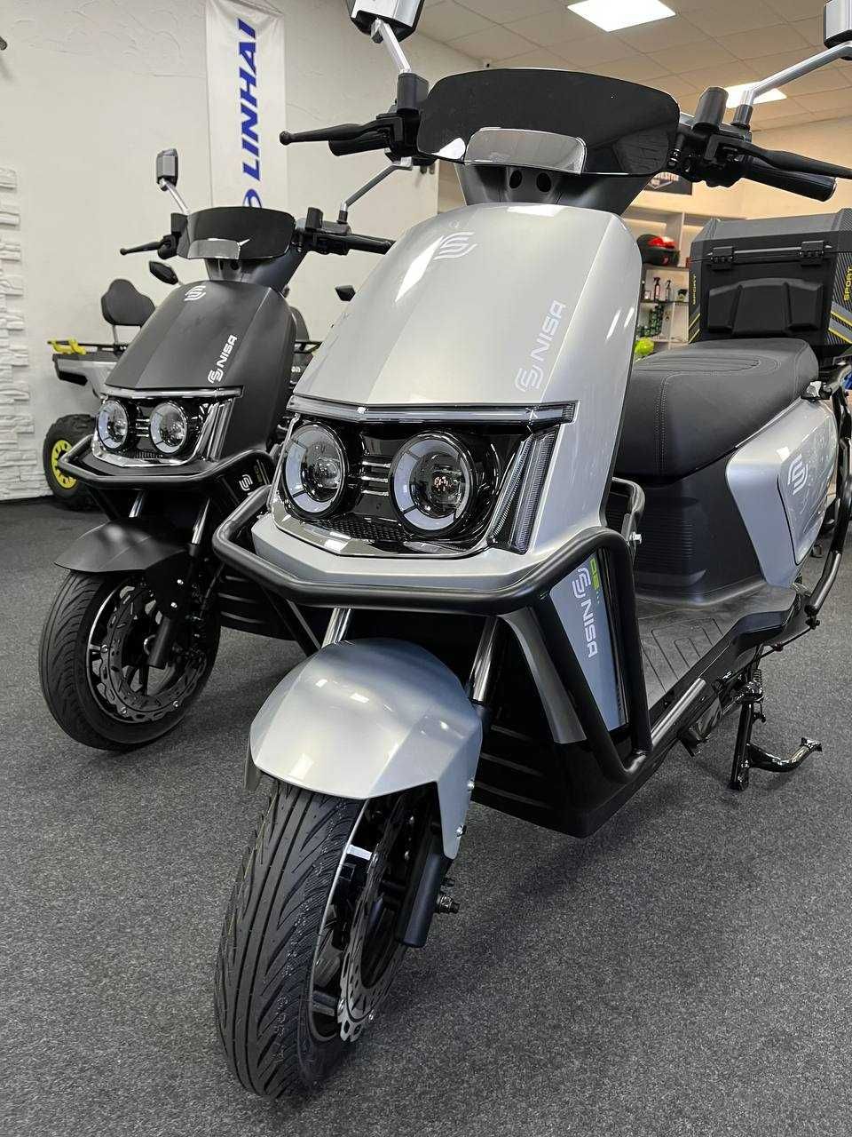 Электроскутер NISA K6 PRO Запас 110км, 2квт