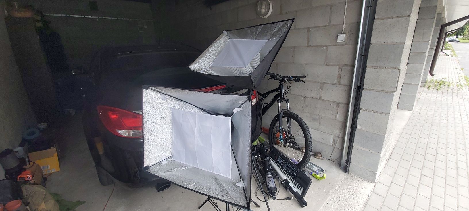 lampy softbox zdjęcia studio 2szt