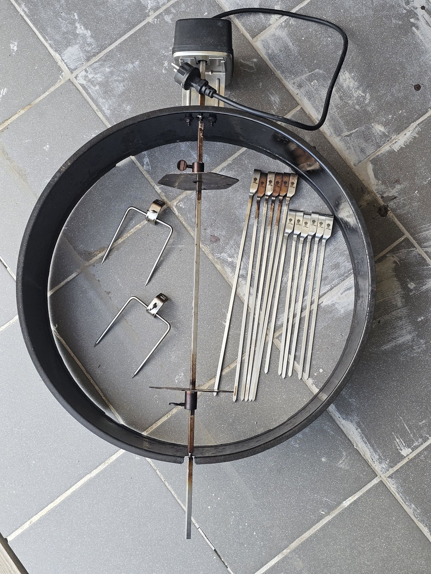 Гріль Weber premium 5770, авто вертел та додаткове обладнання