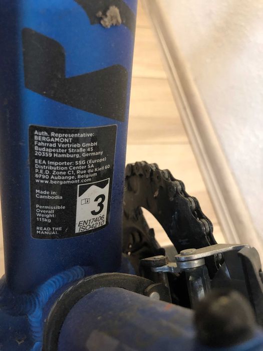 Rower BERGAMONT Revox 4 Blue