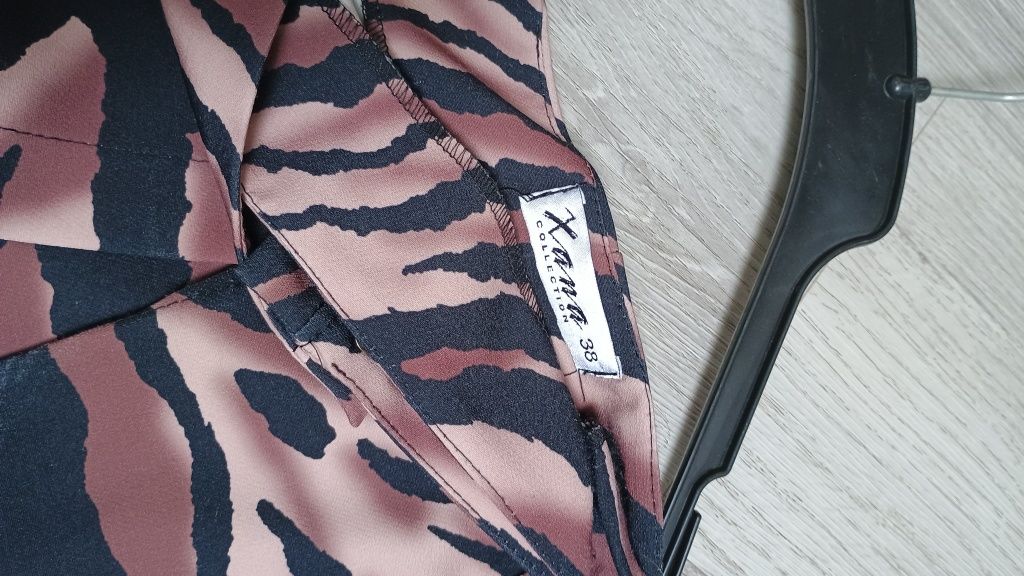Spodnico spodenki zebra czarne beż 38
