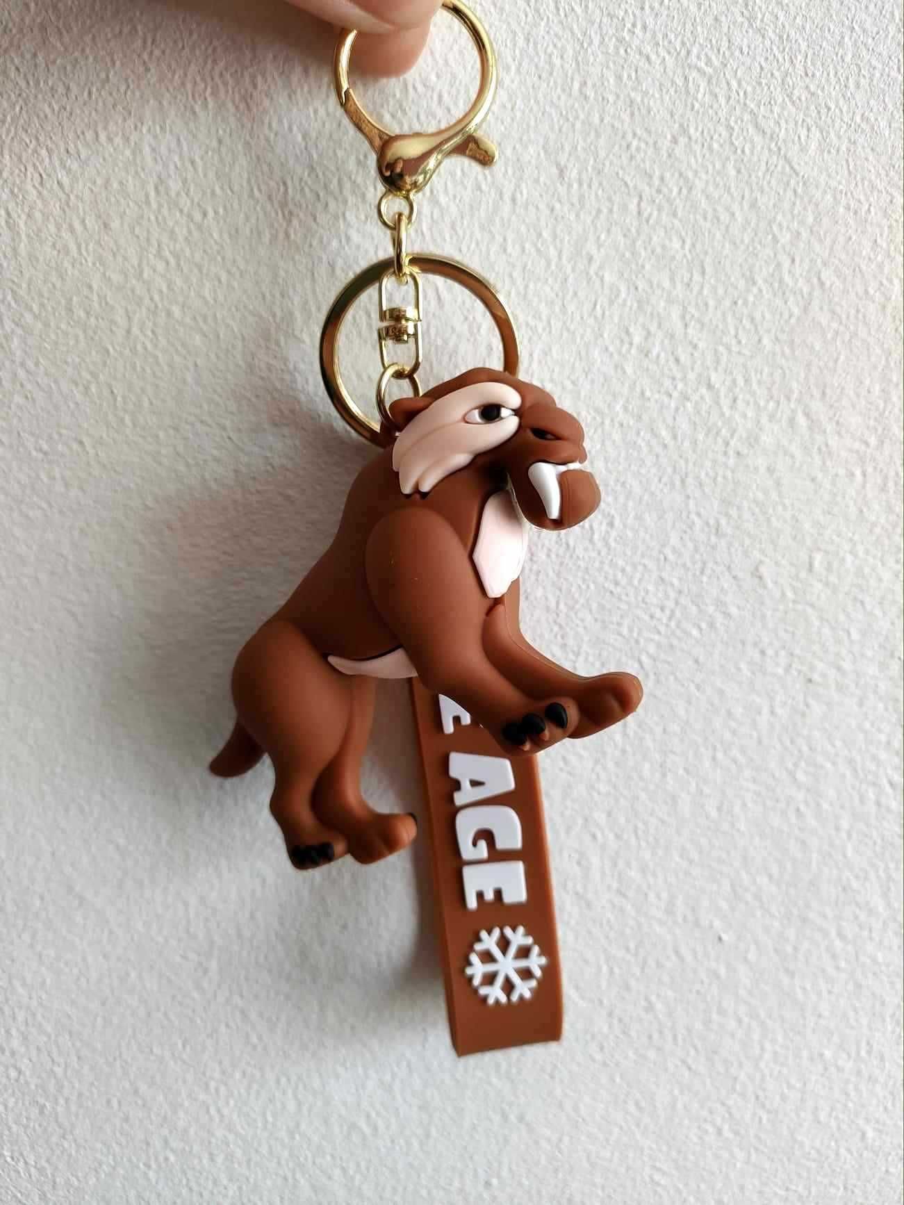 Diego Tygrys Epoka Lodowcowa Brelok Zawieszka do kluczy 3D Ice Age