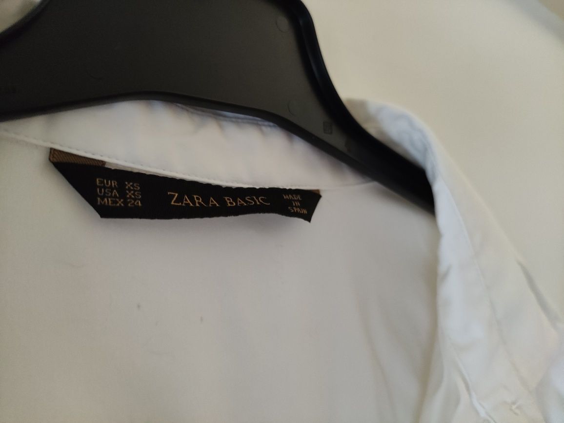 Camisa túnica branca Zara