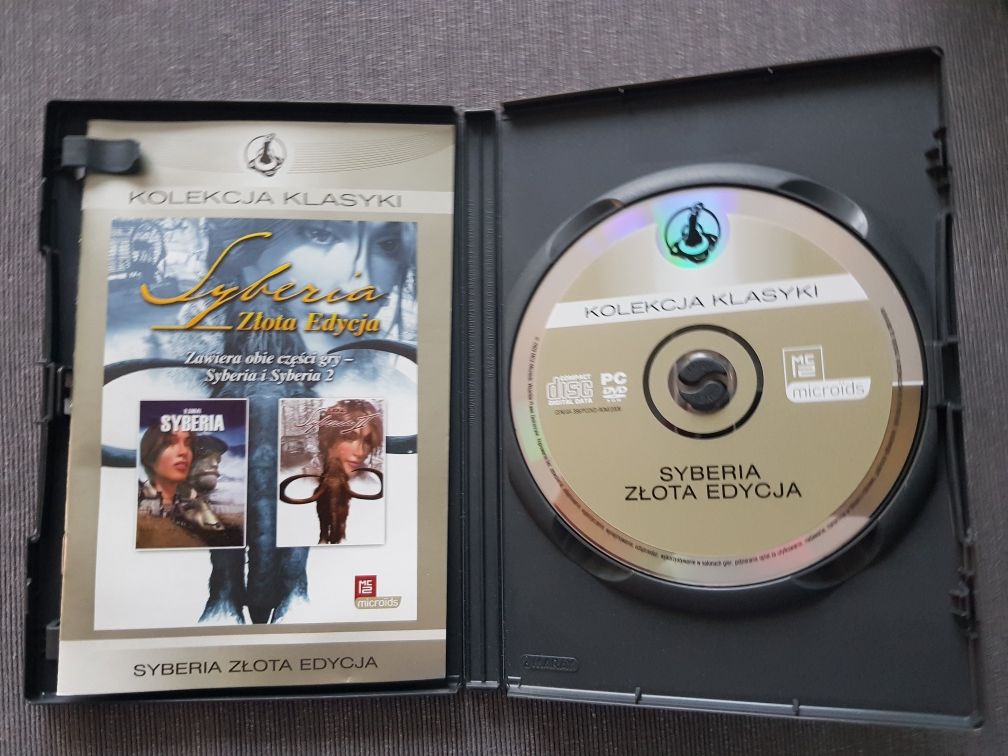 Gra Syberia Złota Edycja, Syberia i Syberia 2 na PC