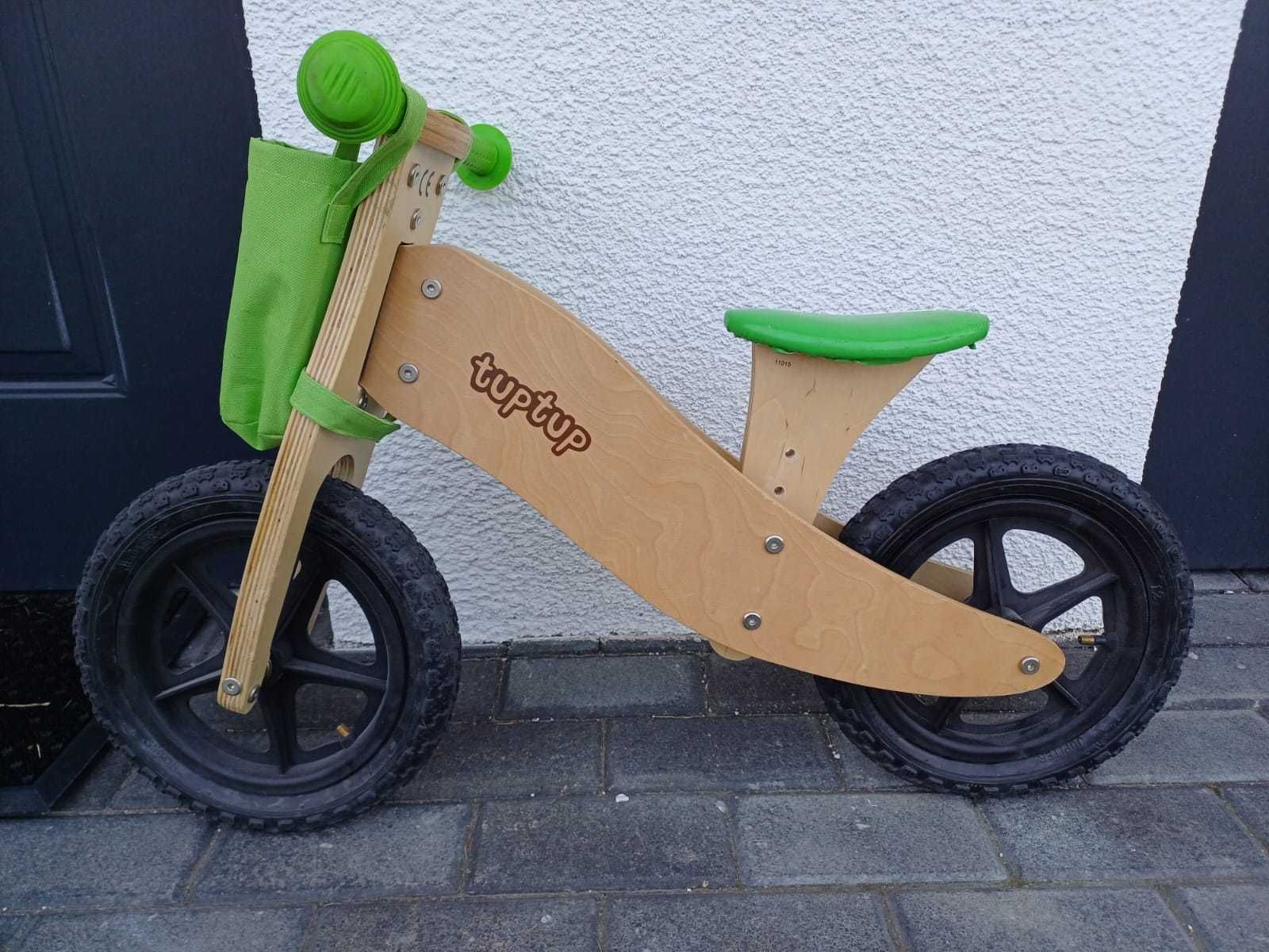 drewniany rowerek dziecięcy biegowy Tuptup