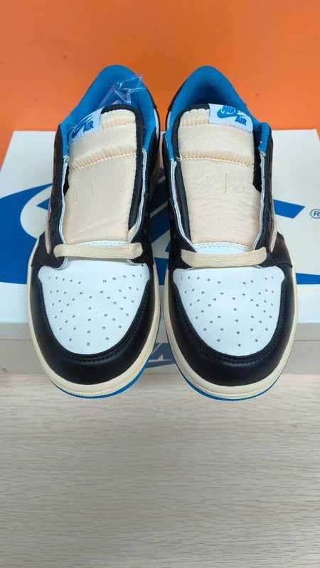 TravisScott\Jordan1*Retro*DamskieNikeAIrniebieski UnisexTrampki.45