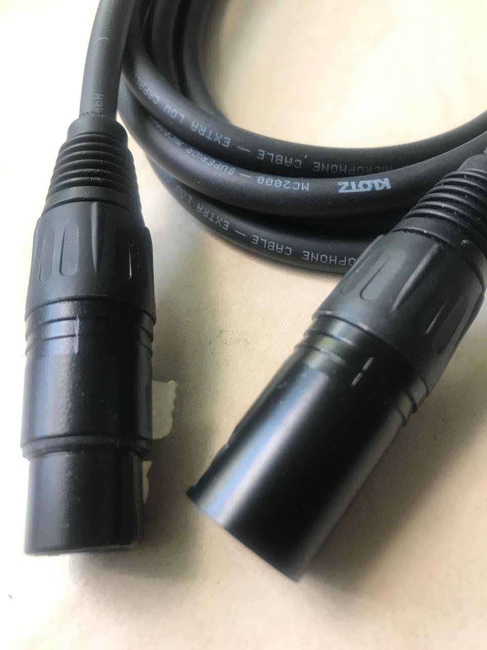 Микрофонный кабель XLR-F + XLR-M  3pin