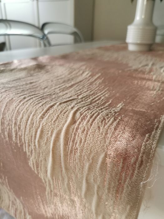 Bieżnik na stół Home&You pudrowy róż, beżowy