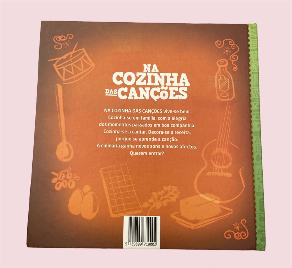 livro Na Cozinha das Canções