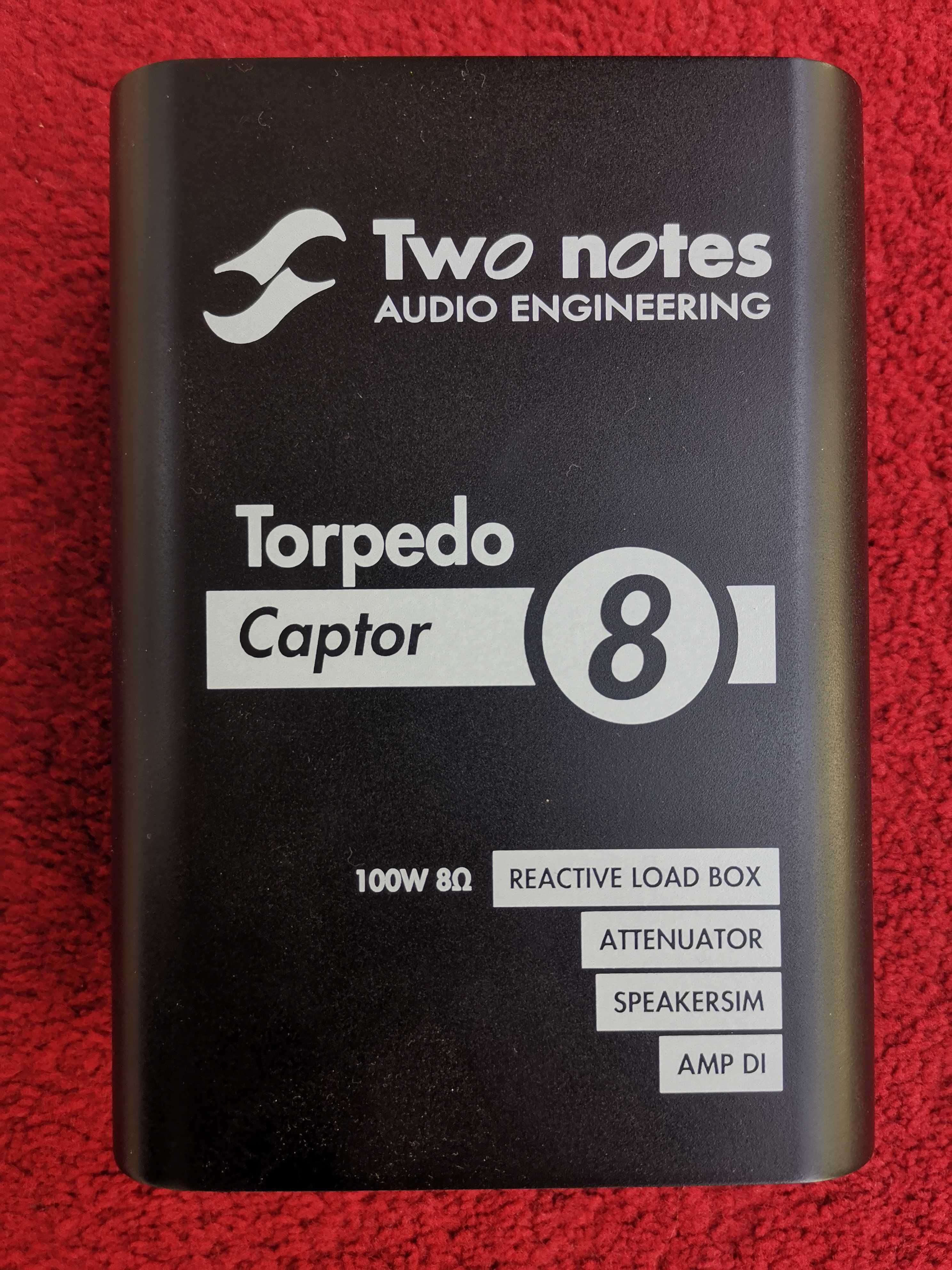 Torpedo Two notes captor 8 100rms load box attenuator amp DI tłumik
